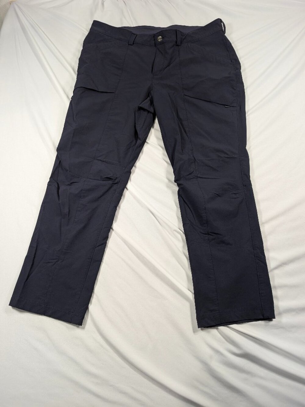 Duluth Trading Co. Flex Stretch Utility Cargo Hiking Pants Navy Blue Size 18x29
